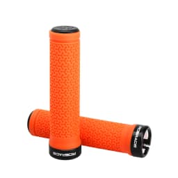 Bicycle Handle Bar Grips MTB Mountain Bike Soft Single-sided Locking Handlebar Cover Plug Rubber Non-slip Cycling Accessories