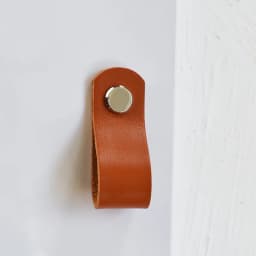 IHOMCASA Brass Furniture Cabinet Handle Drawer Door Knobs Kitchen Dresser Wardrobe Handle Cupboard Brown Leather Cabinet Pull