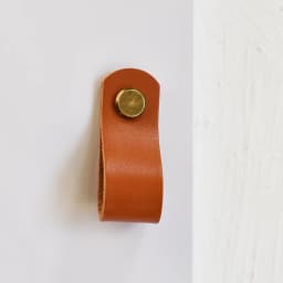 IHOMCASA Brass Furniture Cabinet Handle Drawer Door Knobs Kitchen Dresser Wardrobe Handle Cupboard Brown Leather Cabinet Pull