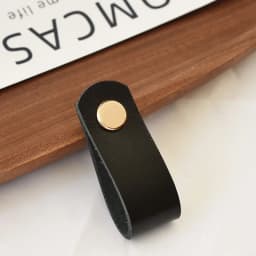 IHOMCASA Brass Furniture Cabinet Handle Drawer Door Knobs Kitchen Dresser Wardrobe Handle Cupboard Brown Leather Cabinet Pull