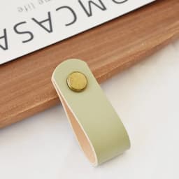 IHOMCASA Brass Furniture Cabinet Handle Drawer Door Knobs Kitchen Dresser Wardrobe Handle Cupboard Brown Leather Cabinet Pull