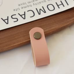 IHOMCASA Brass Furniture Cabinet Handle Drawer Door Knobs Kitchen Dresser Wardrobe Handle Cupboard Brown Leather Cabinet Pull