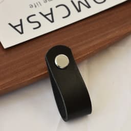 IHOMCASA Brass Furniture Cabinet Handle Drawer Door Knobs Kitchen Dresser Wardrobe Handle Cupboard Brown Leather Cabinet Pull