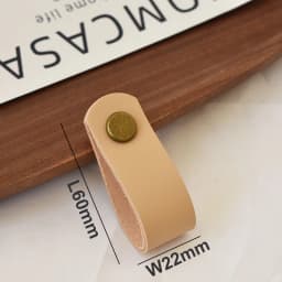 IHOMCASA Brass Furniture Cabinet Handle Drawer Door Knobs Kitchen Dresser Wardrobe Handle Cupboard Brown Leather Cabinet Pull
