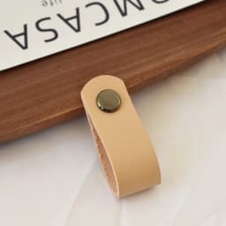 IHOMCASA Brass Furniture Cabinet Handle Drawer Door Knobs Kitchen Dresser Wardrobe Handle Cupboard Brown Leather Cabinet Pull