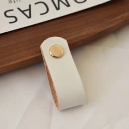 IHOMCASA Brass Furniture Cabinet Handle Drawer Door Knobs Kitchen Dresser Wardrobe Handle Cupboard Brown Leather Cabinet Pull