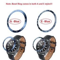 2in1 Bezel Ring + Case For Samsung Galaxy Watch 3 41mm 45mm TPU Protector Cover Anti-Scratch Stainless Steel Decorative Frame