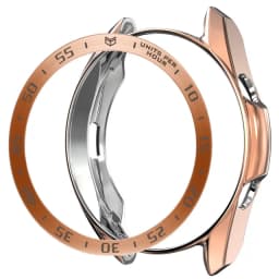 2in1 Bezel Ring + Case For Samsung Galaxy Watch 3 41mm 45mm TPU Protector Cover Anti-Scratch Stainless Steel Decorative Frame