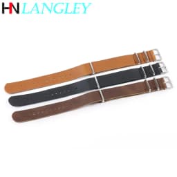 Ultra Thin Leather Watch Band Strap Single Layer Bracelet 18mm 20mm 22mm 24mm Watch Replacement Accessories Women Men Band