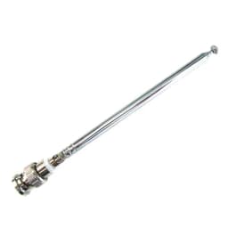 Stainless Steel FM Radio Antenna BNC Connector Telescopic Aerial 62cm