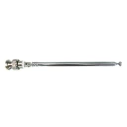 Stainless Steel FM Radio Antenna BNC Connector Telescopic Aerial 62cm