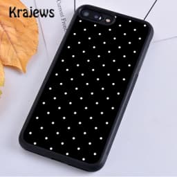 Krajews Red Black Gold Polka dots Dot Phone Case Cover For iPhone 16 15 SE2020 14 6 7 8 plus 11 12 13 pro max coque Fundas