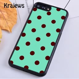 Krajews Red Black Gold Polka dots Dot Phone Case Cover For iPhone 16 15 SE2020 14 6 7 8 plus 11 12 13 pro max coque Fundas