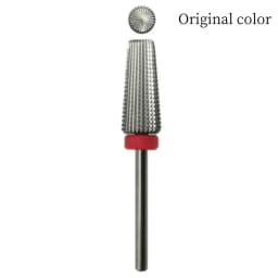 New 5 IN 1 Tapered Carbide Nail Drill Bits Two-Way Carbide Bit Drill Accessories Milling Cutter for Manicure Left and Right Hand