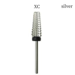 New 5 IN 1 Tapered Carbide Nail Drill Bits Two-Way Carbide Bit Drill Accessories Milling Cutter for Manicure Left and Right Hand
