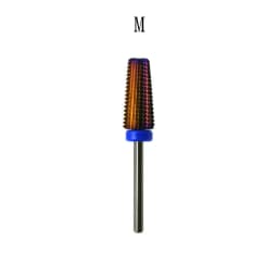 New 5 IN 1 Tapered Carbide Nail Drill Bits Two-Way Carbide Bit Drill Accessories Milling Cutter for Manicure Left and Right Hand