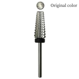 New 5 IN 1 Tapered Carbide Nail Drill Bits Two-Way Carbide Bit Drill Accessories Milling Cutter for Manicure Left and Right Hand