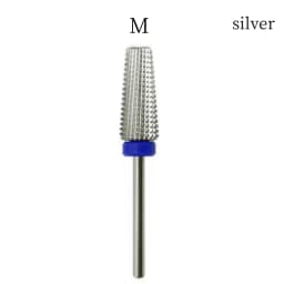 New 5 IN 1 Tapered Carbide Nail Drill Bits Two-Way Carbide Bit Drill Accessories Milling Cutter for Manicure Left and Right Hand