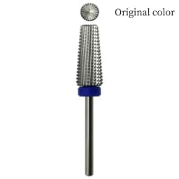 New 5 IN 1 Tapered Carbide Nail Drill Bits Two-Way Carbide Bit Drill Accessories Milling Cutter for Manicure Left and Right Hand