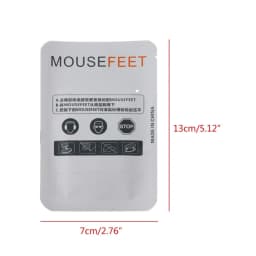 New 1 Set/Pack Mouse Skates Mouse Feet for Razer Basilisk Ultimate Mouse Glides Curve Edge