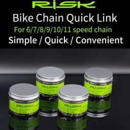RISK Bike Chain Quick Link MTB Road Bike Chain Missing Quick Connector Connecting Master Link for 6 7 8 9 10 11 12S Speed Chain