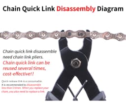 RISK Bike Chain Quick Link MTB Road Bike Chain Missing Quick Connector Connecting Master Link for 6 7 8 9 10 11 12S Speed Chain