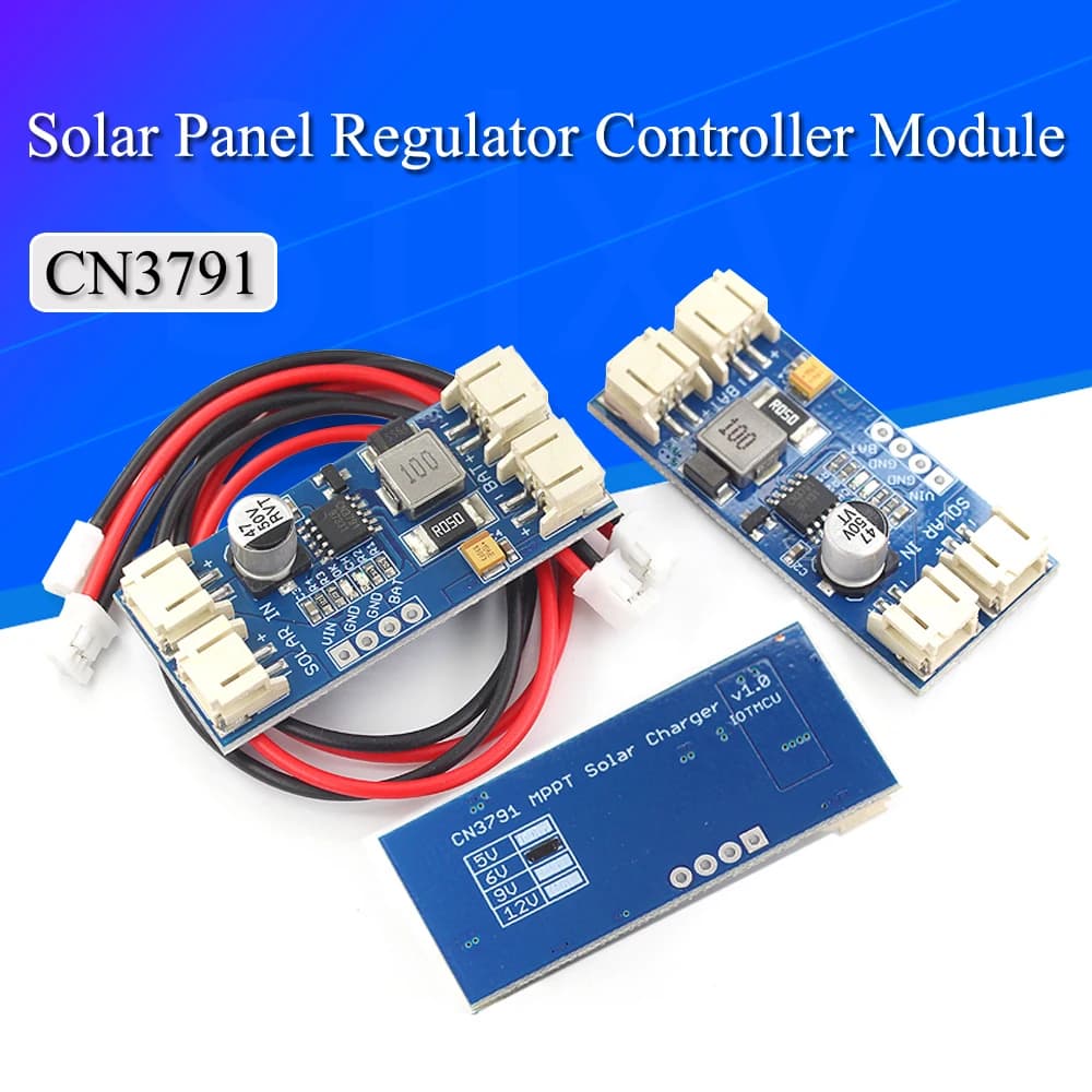 1 Cell Lithium Battery Charging 3.7V 4.2V CN3791 MPPT Solar Panel Regulator Controller Module 5V 6V 9V 12V