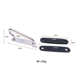 Scuba Diving Backplate Round Harness Adjustable Slider Tech Cave Diving Harness Backplate Chinch Adapter
