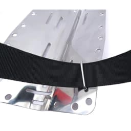 Scuba Diving Backplate Round Harness Adjustable Slider Tech Cave Diving Harness Backplate Chinch Adapter
