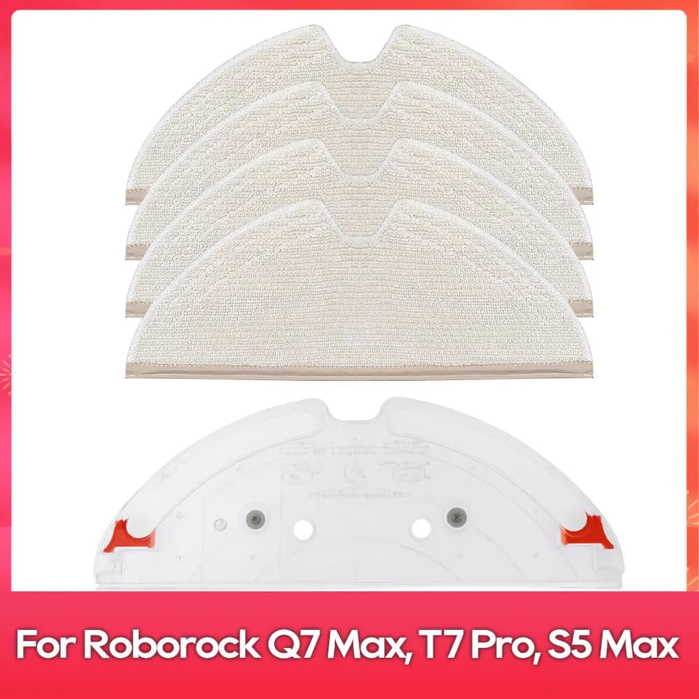 Fit For ( Roborock Q7 Max / Q7 Max+ / T7 Pro / S5 Max / S6 MaxV / T8 ) Mop Mount Holder Tray Rack Water Tank Accessory Part