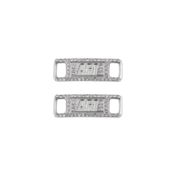 2pcs/pair Shoelace Buckle Metal Shoelaces AF1 Shoelaces buckle Accessories Metal Lace Lock DIY Sneaker Kits Metal Lace Buckle