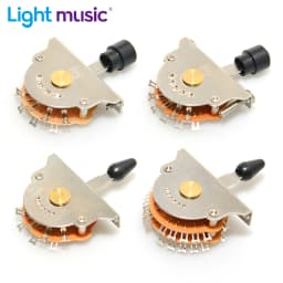 3 Way 4 Way 5 Way Electric Guitar Switch Metal Plastic 1pcs Tips Switch with Screws Electric Guitar Accessories