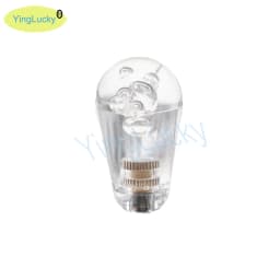 Happ American Style Topball Crystal Clear Knob, Neo Geo, American Arcade Joystick Ball Top Sanwa Joystick, Game Stick, Handle