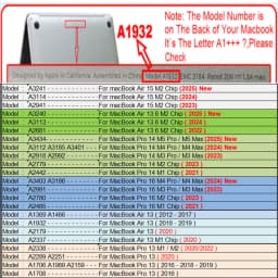 2026 New Ultra Thin Hard Shell Laptop Case For Macbook Air 13 Case For Macbook Pro 14 M5 M4 M3 M2 M1 Chip Air 13.6 15 2024 Cover