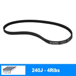 V-Belt PJ610 240J 3/ 4/ 5/ 6/ 7/ 8 Ribs For DIY RC Model Motor Transmission Timing Belt