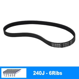 V-Belt PJ610 240J 3/ 4/ 5/ 6/ 7/ 8 Ribs For DIY RC Model Motor Transmission Timing Belt