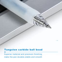 Deli Gel Pen 0.5mm Press Retractable Bullet Ballpoint Pens Simple Style Apply To For School Office Writing Stationery Supplies