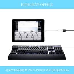 For Lightning to USB OTG Adapter for ipad iPhone14 13 12 11 Pro mini xr 8 7 to Read transfer data Connect external USB device