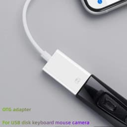For Lightning to USB OTG Adapter for ipad iPhone14 13 12 11 Pro mini xr 8 7 to Read transfer data Connect external USB device