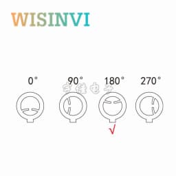 10 Pieces Rubber Half Shaft Knob Diameter 16mm Height 14mm Soft Rubber Knob 180 Degree D-Shaped Inner Hole 6mm