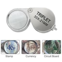 10x-30x Jewelry Diamond Jewelry Loupe Magnifier Tool Eye Magnifier Magnifying Glass Equipments Triplet Jewelers Eye Glass
