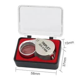10x-30x Jewelry Diamond Jewelry Loupe Magnifier Tool Eye Magnifier Magnifying Glass Equipments Triplet Jewelers Eye Glass