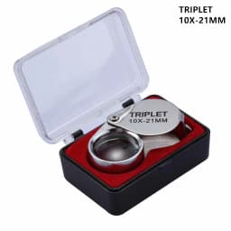 10x-30x Jewelry Diamond Jewelry Loupe Magnifier Tool Eye Magnifier Magnifying Glass Equipments Triplet Jewelers Eye Glass