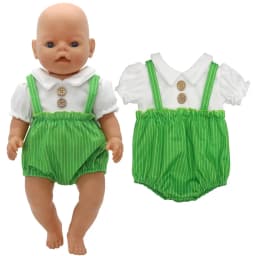 Baby Doll Dress 43cm For 17" Girl Doll Summer Outwear Accessories