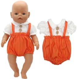 Baby Doll Dress 43cm For 17" Girl Doll Summer Outwear Accessories