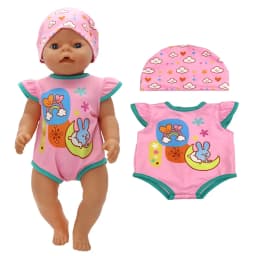 Baby Doll Dress 43cm For 17" Girl Doll Summer Outwear Accessories