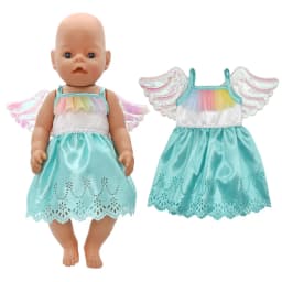 Baby Doll Dress 43cm For 17" Girl Doll Summer Outwear Accessories