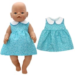 Baby Doll Dress 43cm For 17" Girl Doll Summer Outwear Accessories