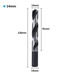 Reduced Shank HSS Drill Bit 14/16/18/20/22/25mm Hole Drill Cutter for Woodworking Carpentry Tools Twist Drill Bit