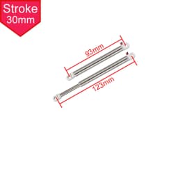 Metal Electric Push Rod Simulation Cylinder 30/50/80/100/130mm Travel 3 ~ 6V Pushrod For RC Car Excavator DIY Model Accessories